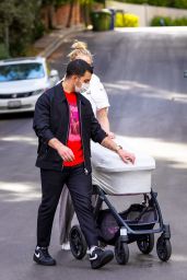 Sophie Turner and Joe Jonas - Daily Walk in Los Angeles 12/08/2020