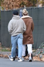 Sophie Turner - Morning Walk With Baby Willa in LA 12/11/2020