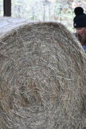 Summer Monteys-Fullam - Pushing a Heavy Bale of Hay in Canterbury 12/28/2020