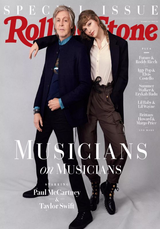 Taylor Swift and Paul McCartney - Rolling Stone Magazine November 2020 Issue
