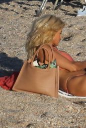 Victoria Silvstedt on the Beach in St Barth 12/27/2020