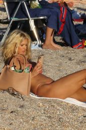 Victoria Silvstedt on the Beach in St Barth 12/27/2020