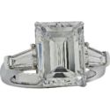 Vivid Diamonds & Jewelry Emerald Cut Engagement Ring