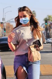 Addison Rae in Ripped Jeans - West Hollywood 01/04/2021