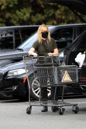 Amy Poehler - Grocery Shopping at Bristol Farms in West Hollywood 01/10/2021