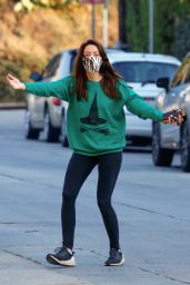 Aubrey Plaza in Casual Outfit - Studio City 01/05/2021