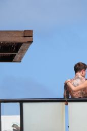 Bella Thorne in a Bikini at Hotel Pool in Tulum 01/09/2021