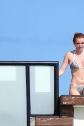 Bella Thorne in a Bikini at Hotel Pool in Tulum 01/09/2021