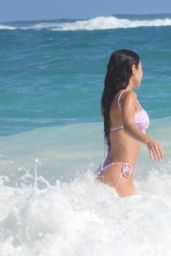Chantel Jeffries in a Bikini - Beach in Tulum 01/02/2021