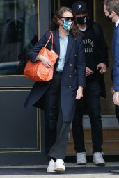 Christy Turlington - Leaving Her Hotel in Paris 01/28/2021
