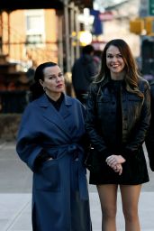 Debi Mazar and Sutton Foster - "Younger" Set in NY 01/07/2021