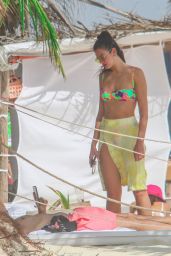 Dua Lipa in a Bikini on the Beach in Tulum 01/01/2021