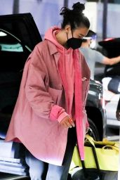 Dua Lipa in Travel Outfit - Arriving at LAX in LA 01/10/2021