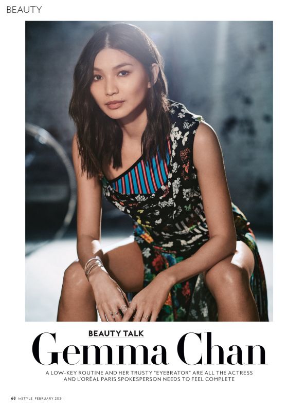 Gemma Chan – InStyle Magazine February 2021 Issue • CelebMafia