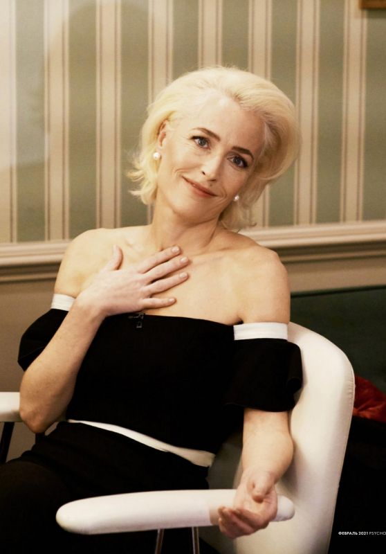 Gillian Anderson - Psychologies Russia February 2021 Issue