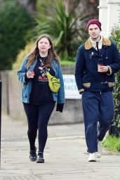 Hannah Murray and Nicholas Hoult - Out in Primrose Hill 01/02/2021