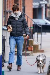 Helena Christensen - Morning Stroll in New York 01/11/2021