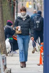 Helena Christensen - Morning Stroll in New York 01/11/2021
