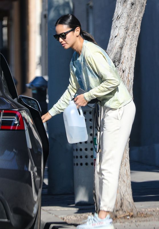 Jamie Chung - Shops For Groceries at Whole Foods in West Hollywood 01/20/2021