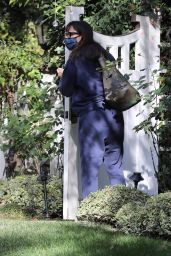 Jennifer Garner - Checking Her New Property in Brentwood 01/07/2021