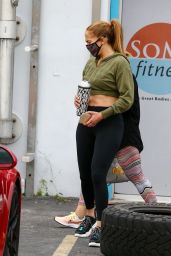 Jennifer Lopez at the Gym in Miami 01/13/2021