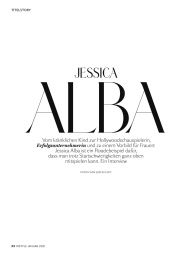 Jessica Alba - InStyle Magazine Germany January 2021 Issue