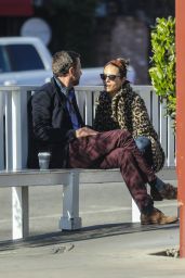 Jordana Brewster at Cafe Luxe in Brentwood 01/06/2021