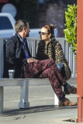 Jordana Brewster at Cafe Luxe in Brentwood 01/06/2021