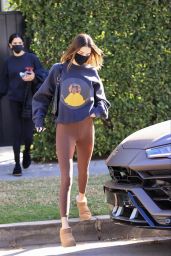 Kendall Jenner in Tights - Los Angeles 01/20/2021
