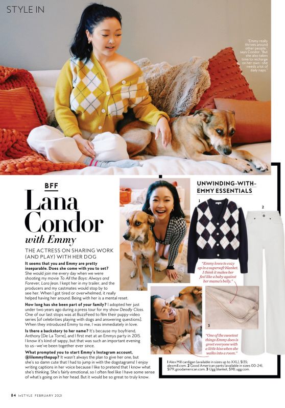 Lana Condor – InStyle Magazine February 2021 Issue