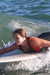Leighton Meester - Surfing in Malibu 01/04/2021