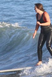 Leighton Meester - Surfing in Malibu 01/04/2021
