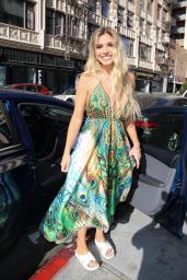 Lele Pons in a Peacock Dress - Los Angeles 01/10/2021