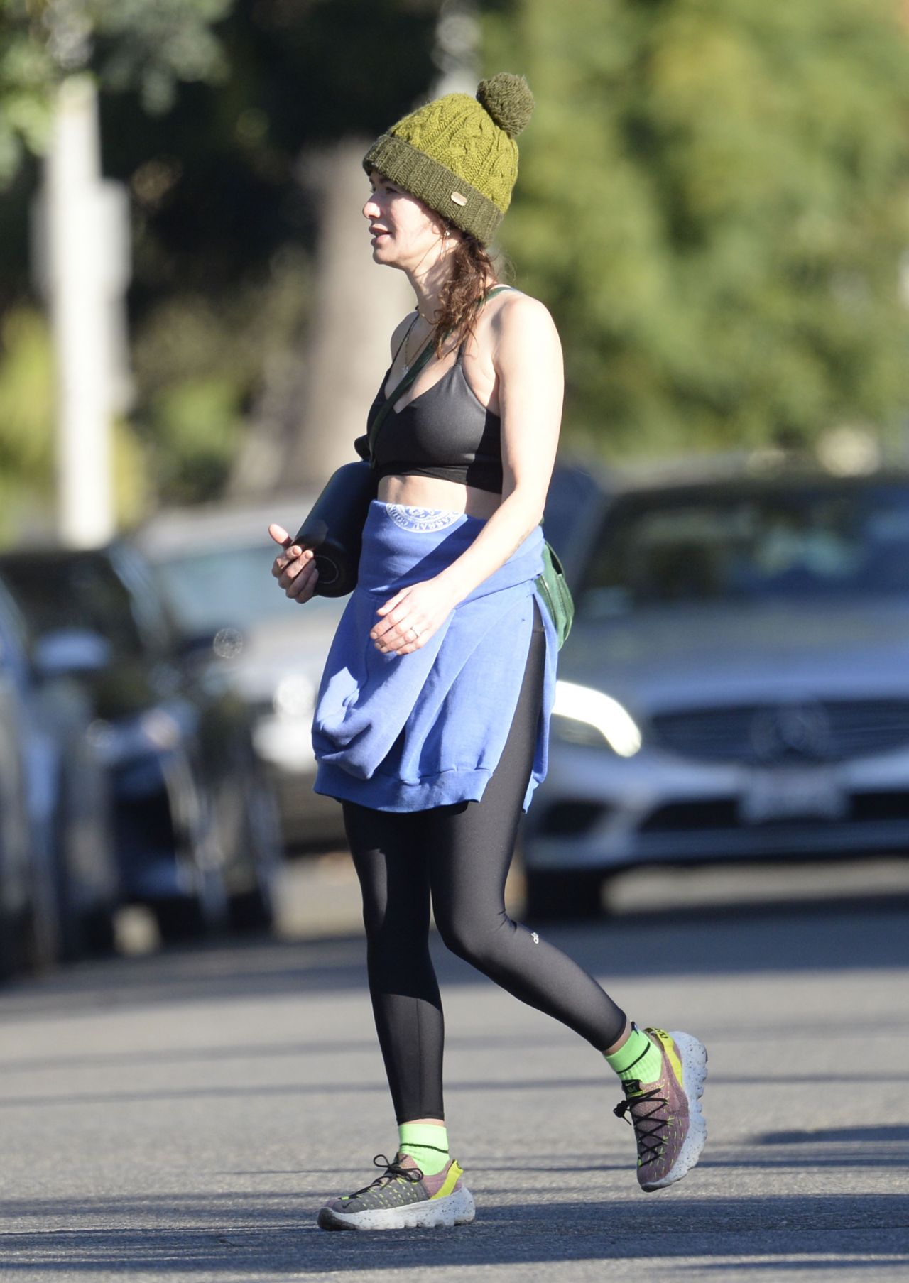 Lena Headey and Boyfriend Marc Menchaca -Out in Hollywood 01/20/2021