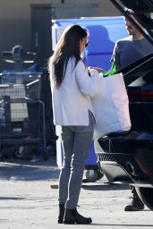 Lily Collins at a Recycling Center in LA 01/13/2021