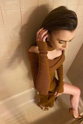 Lily Collins - Virtual Press Photoshoot for "Mank" January 2021