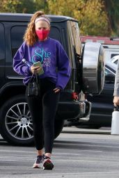 Lucy Hale – Heads to Her Gym in LA 01/24/2021