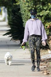 Lucy Hale - Hike With Her Dog in LA 01/03/2021