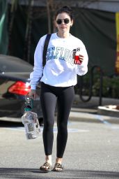 Lucy Hale in Casual Outfit 01/18/2021