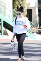 Lucy Hale in Casual Outfit 01/18/2021