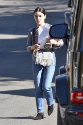 Lucy Hale in Casual Outfit - LA 01/15/2021