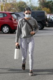 Lucy Hale in Gym Ready Outfit - LA 01/13/2021
