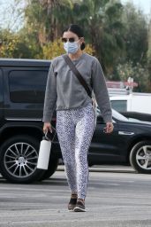 Lucy Hale in Gym Ready Outfit - LA 01/13/2021