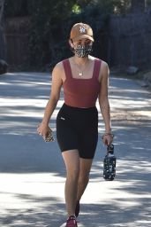 Lucy Hale - Out for a Hike in Studio City 01/14/2021