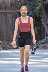 Lucy Hale - Out for a Hike in Studio City 01/14/2021