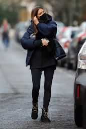 Millie Mackintosh Winter Street Style - London 01/15/2021