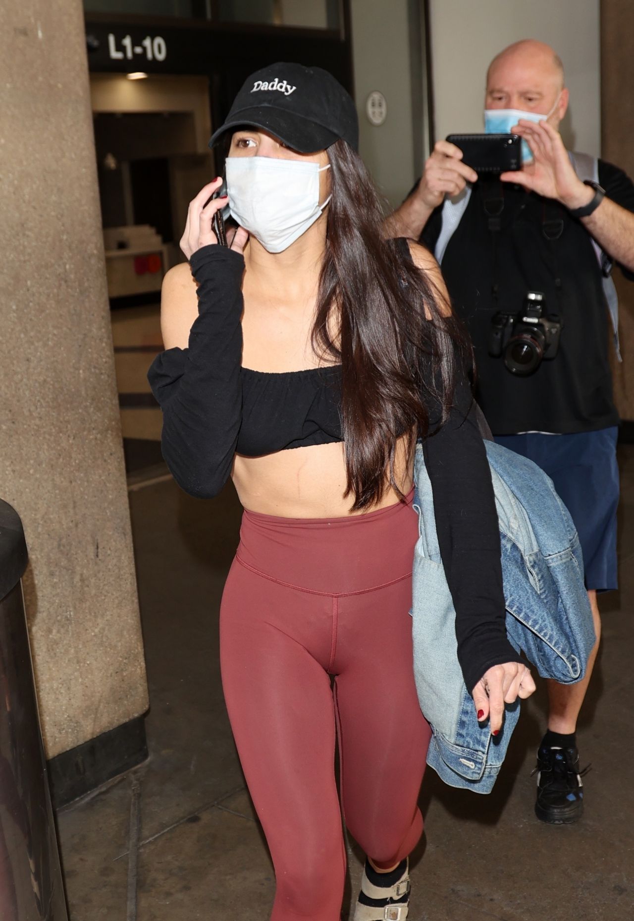Miya Ponsetto - Arrives Back at LAX in LA 01/10/2021 
