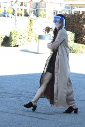 Miya Ponsetto at a Gas Station in Los Angeles 01/07/2021