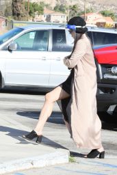 Miya Ponsetto at a Gas Station in Los Angeles 01/07/2021