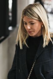 Mollie King Looks Stylish in a Tartan Jacket - London 01/05/2021